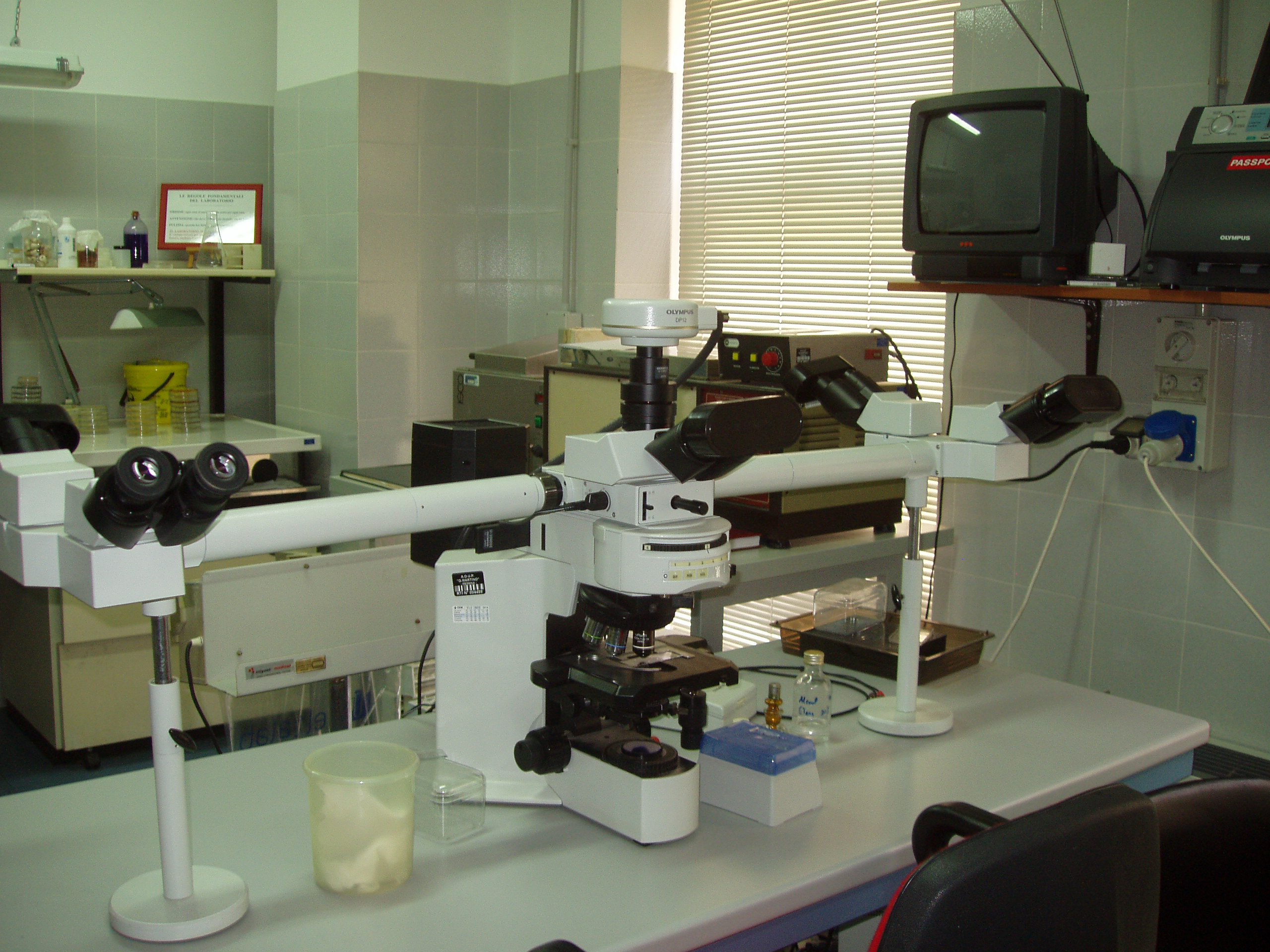 Foto del Laboratorio per la Legionellosi