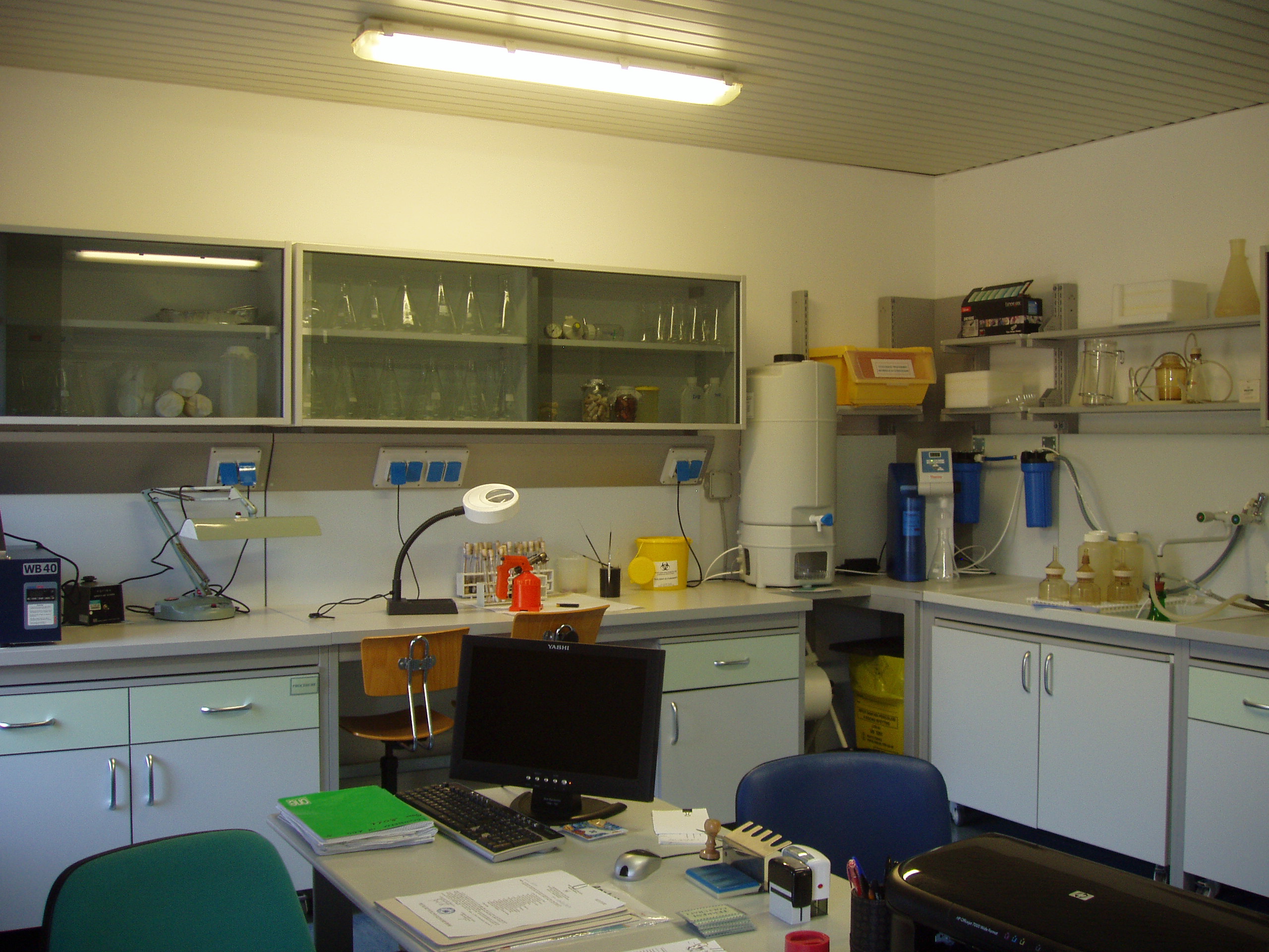 Foto del Laboratorio per la Legionellosi