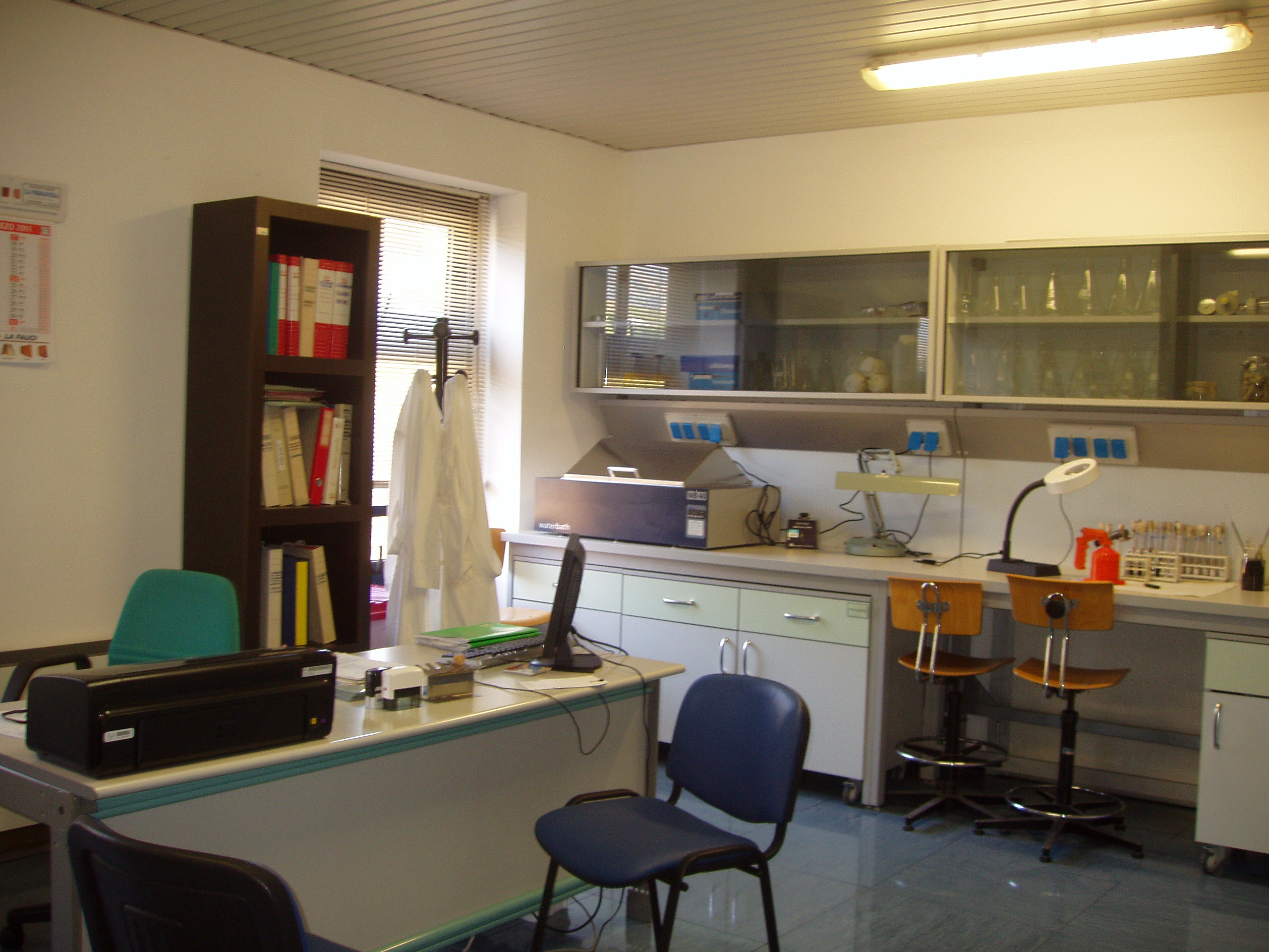 Foto del Laboratorio per la Legionellosi