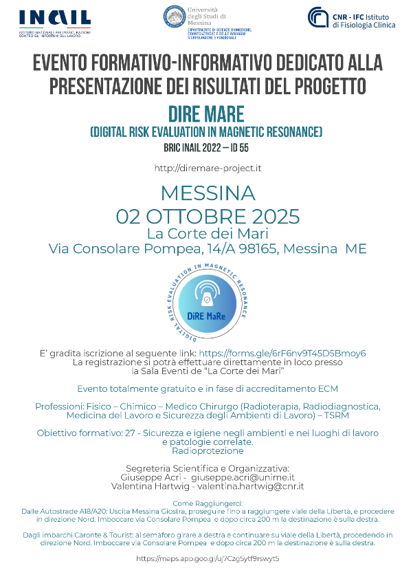 locandina DIRE MARE 2025